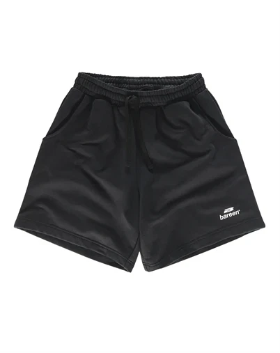 Bareen - Logo Sweat Shorts - Black